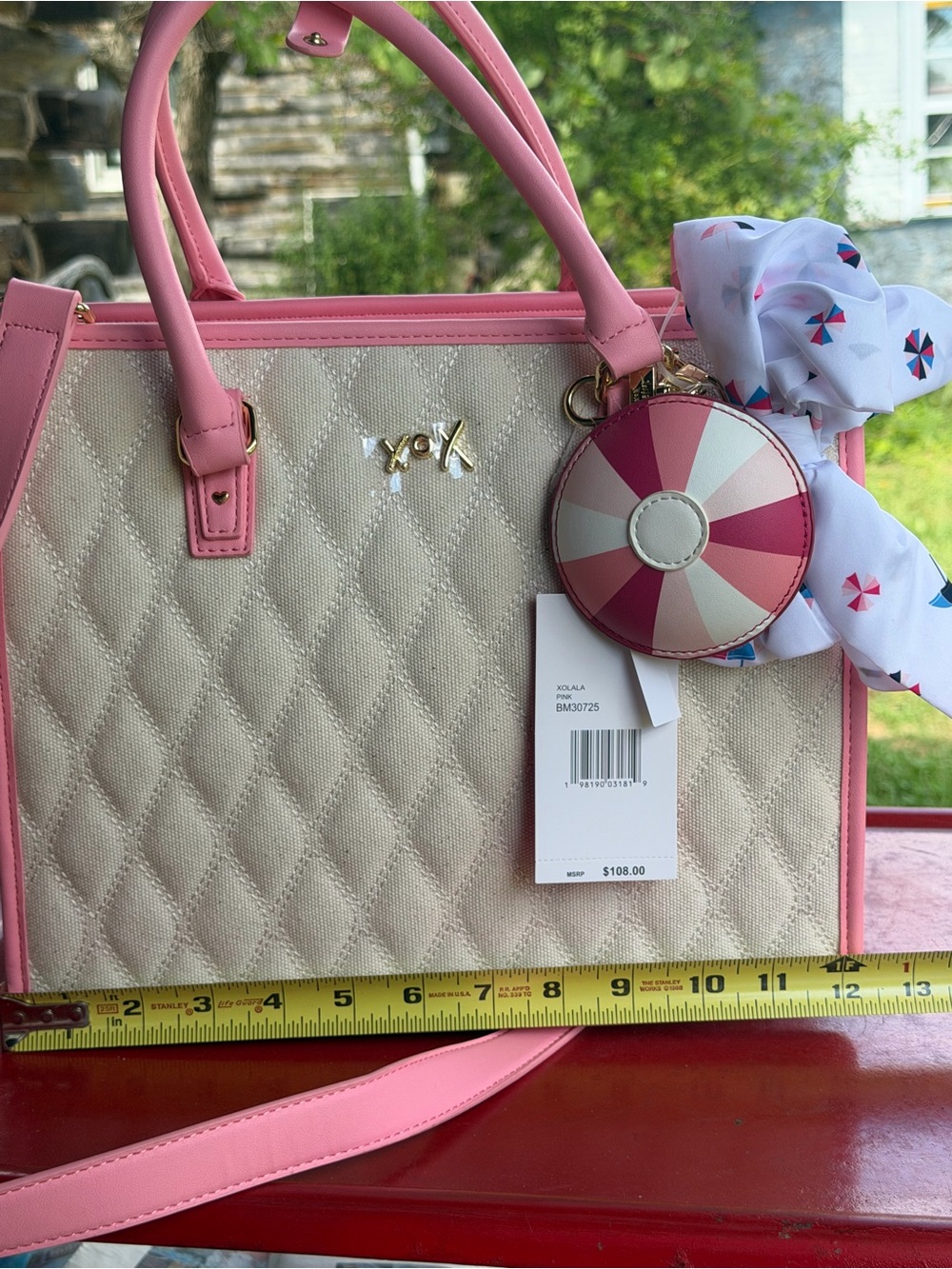 Betsey Johnson XOLALA Quilted Crossbody Purse - Picture 11 of 11